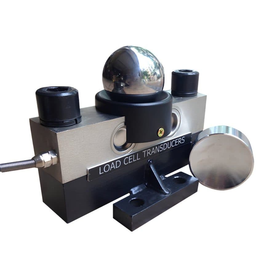Loadcell cầu bi double-ended shear beam với cầu bi inox và đế chén tự căn trục, kèm bộ phụ kiện lắp ráp