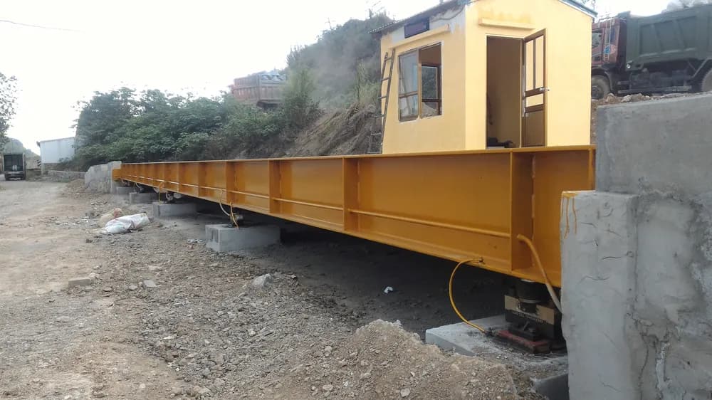 Trạm cân MT-W120T tại mỏ đá Quảng Ninh