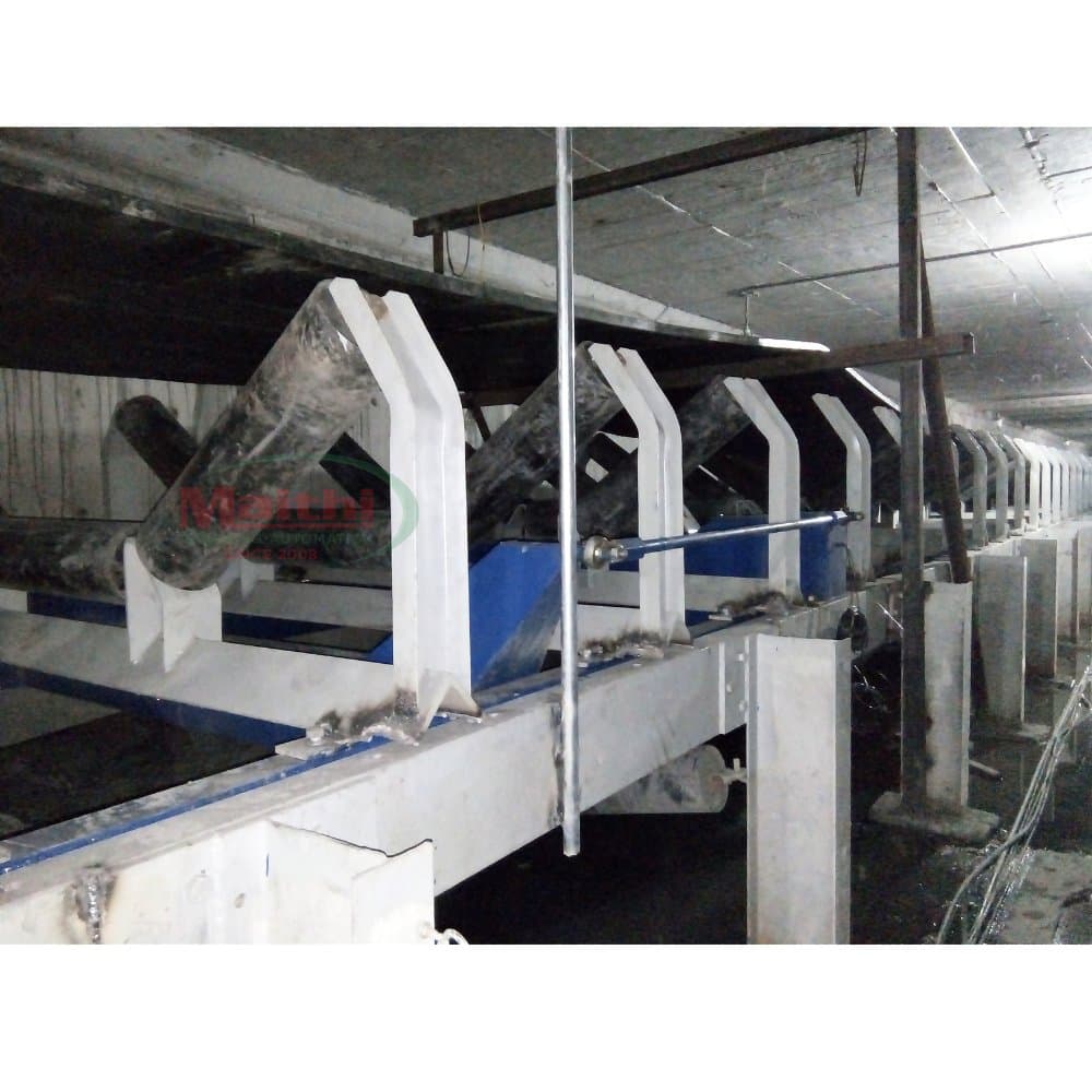 Giường cân MT-BS1600 với 8 giá con lăn cân phân bố trên đoạn băng dài