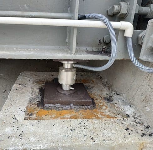 Loadcell cầu bi gắn dưới bàn cân ô tô 100 tấn