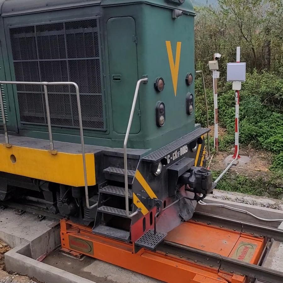 Cân tàu hoả Mai Thị cho vận tải đường sắt