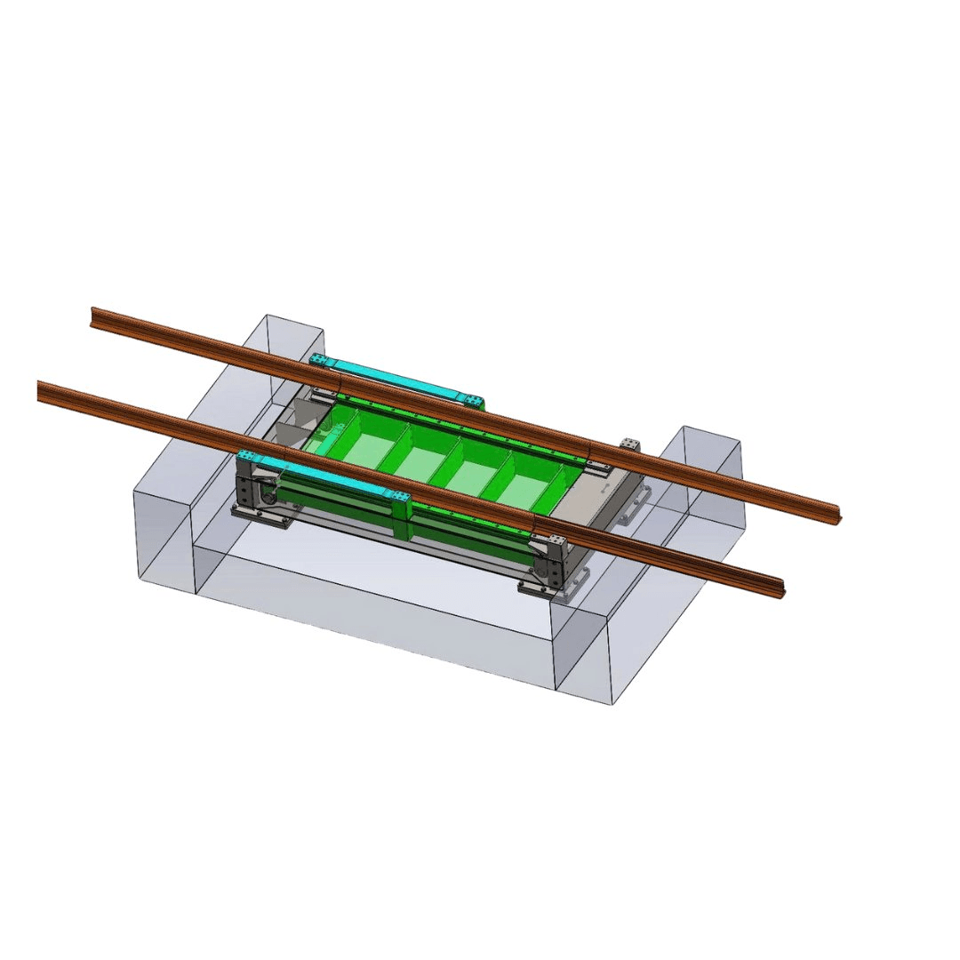 Thiết kế CAD sàn cân xe goòng động MT-TWS-2000 — Mai Thị