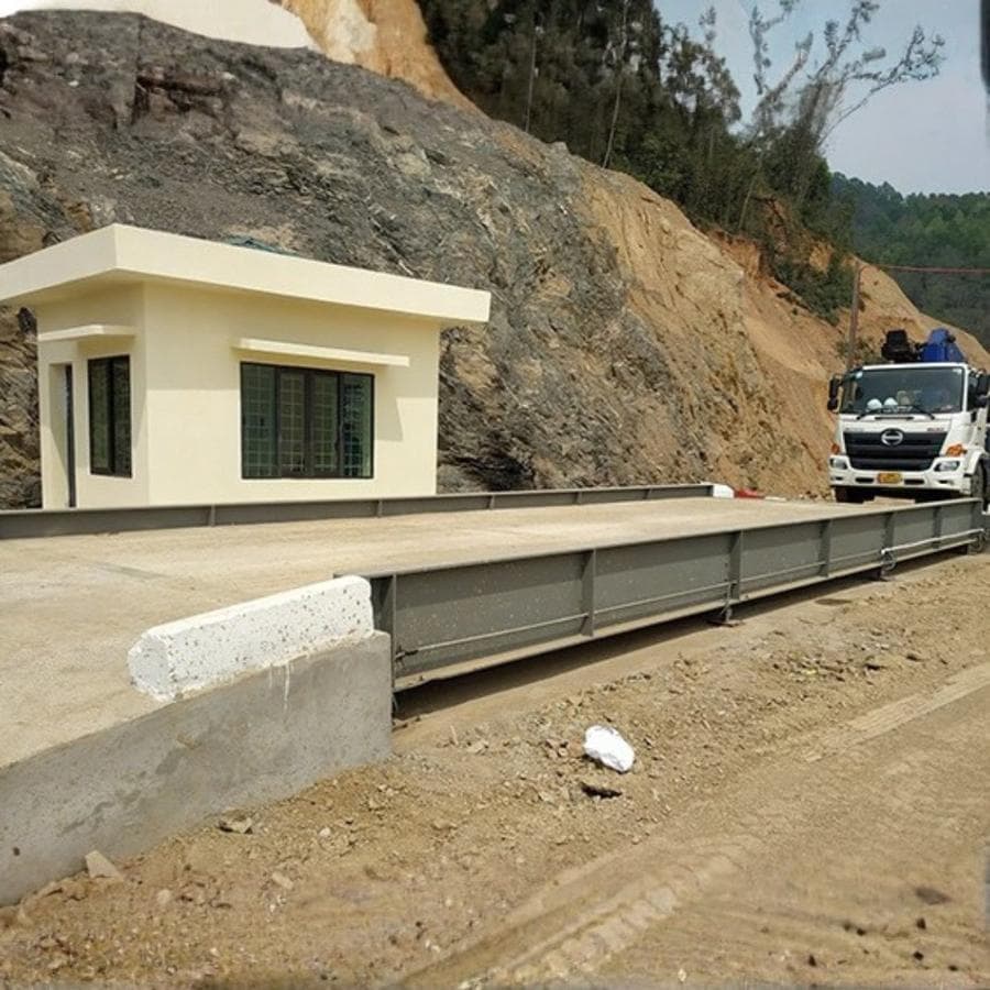 Trạm cân ô tô 100T cho mỏ khoáng sản