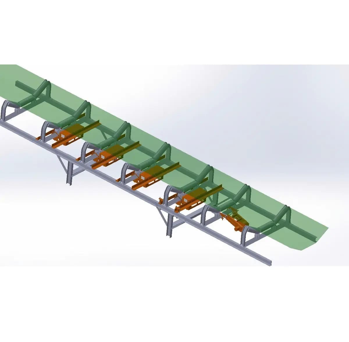 Bản vẽ 3D SolidWorks cấu hình 4 giá con lăn MT-BS1200/PR-1200